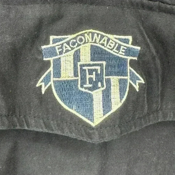 Vintage Faconnable Hidden Hoodie Pull Over Jacket 1/4 Zip Windbreaker Mens XL - Picture 4 of 16